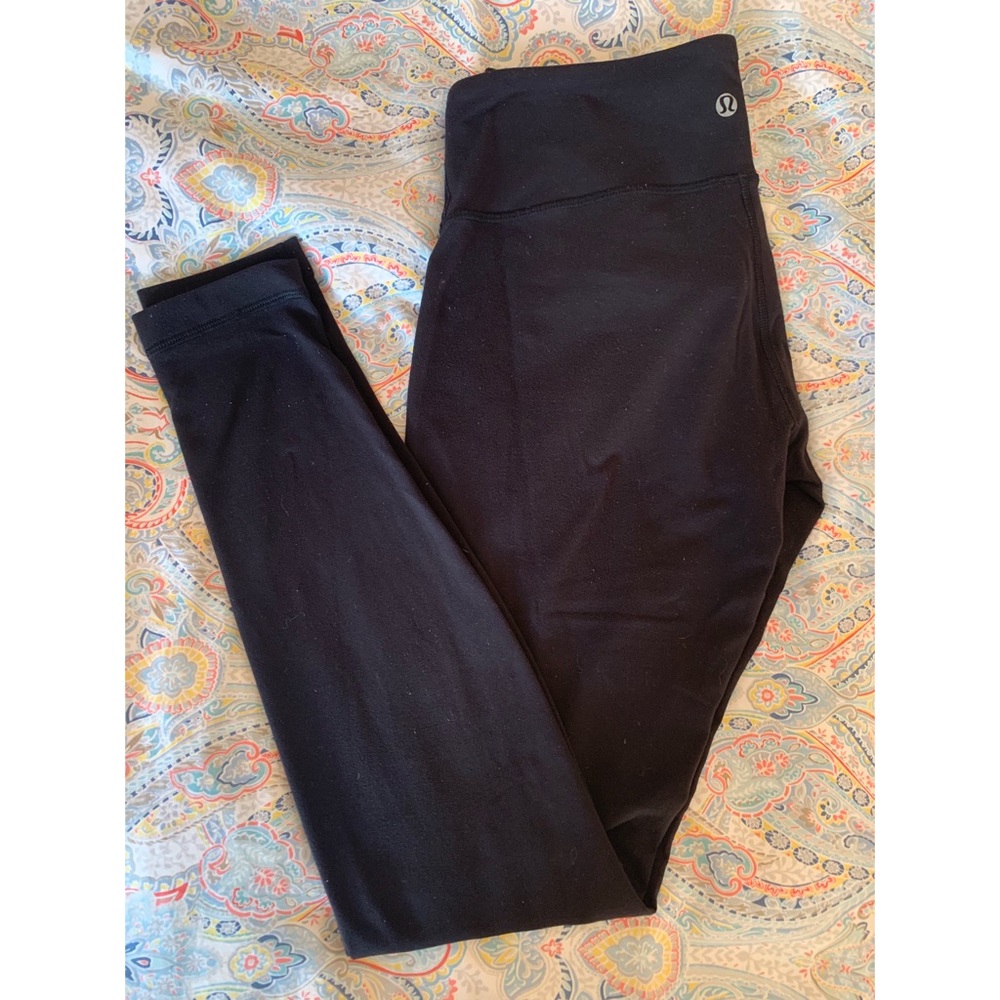 Lulu Lemon Wunder Under Tights - Black